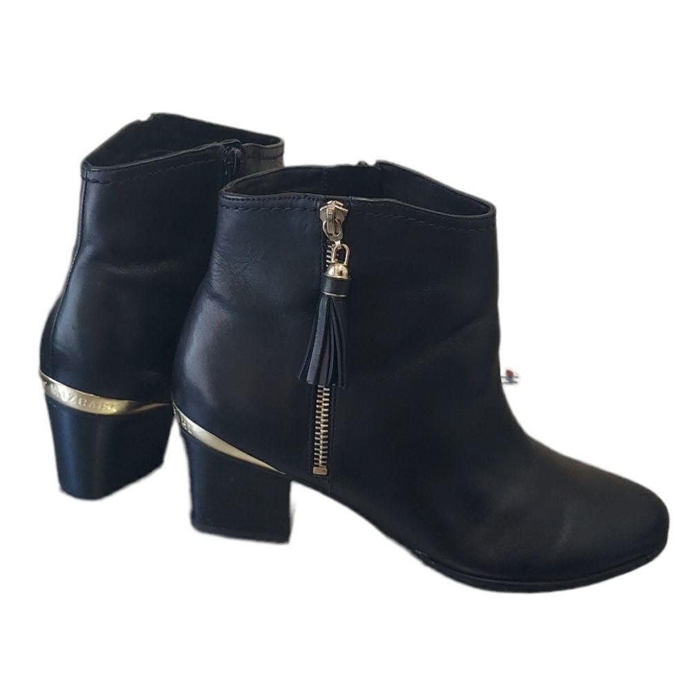 Isaac Mizrahi Leather Ankle Boots